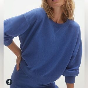Naked Cashmere Maude Crewneck Sweater Oversized Minimalist Cashmere Sweatshirt M